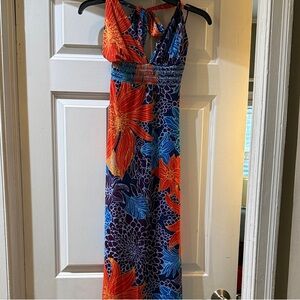 Moda International Multicolor Floral Dress NWOT